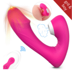 Rechargeable Sucking telecontrol Vibrator For Woman Nipple Sucker Clitoris Stimulator Tongue Lick Breast Enlarge - Rose red